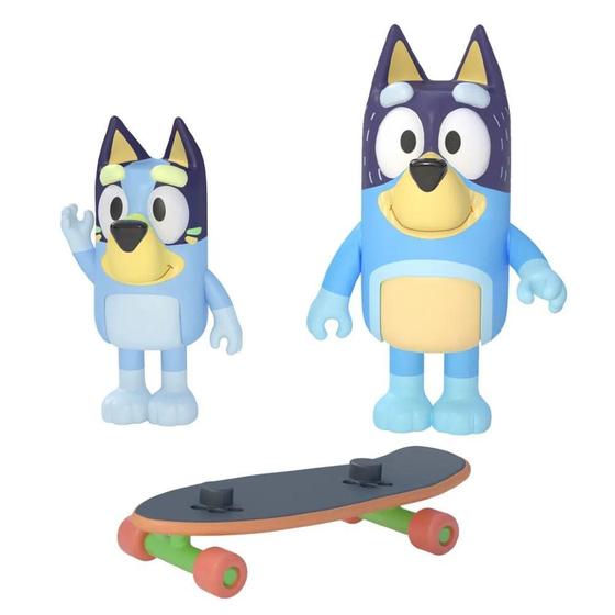 Imagem de Bluey Story Pack 2 Personagens Skateboarding - Candide