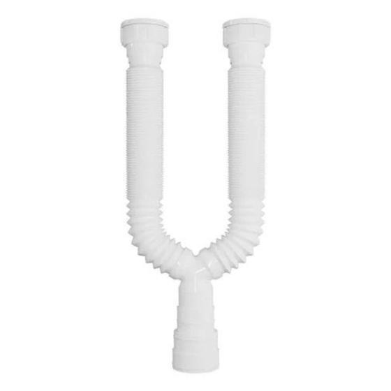Imagem de Blukit sifao tubo ext.dup.univ.branco porca pp saco plast