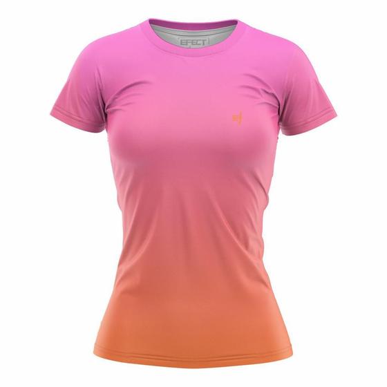 Imagem de Blusa Academia Feminina Camiseta Caminhada Camisa Academia Fitness Protecao UV Treino