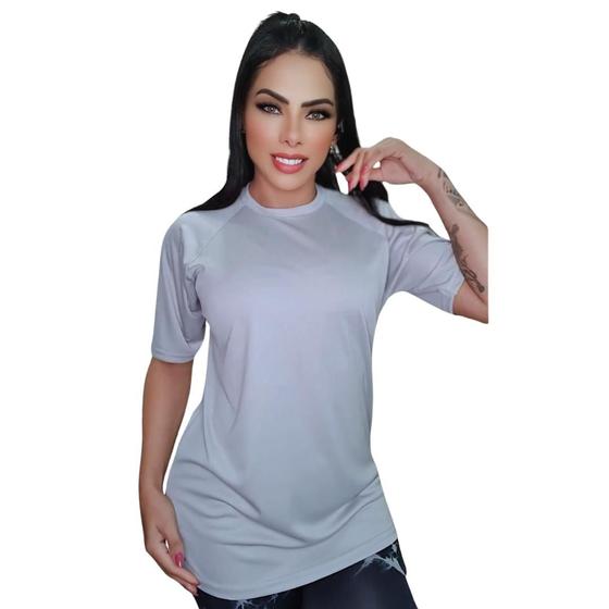 Imagem de Blusa Academia Feminina Dry Fit Baby Look Academia Treino