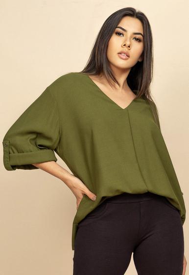 Imagem de Blusa Acapu Ampla Verde Militar