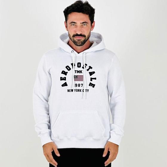 Imagem de Blusa Aéropostale de Moletom Canguru Masculina