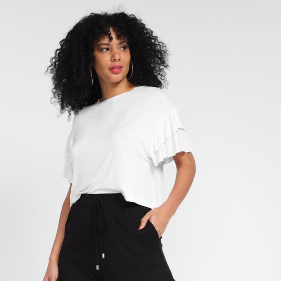 Imagem de Blusa All Is Love Manga Camadas Feminina