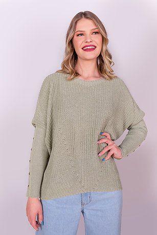 Imagem de Blusa Ampla Tricot Feminina