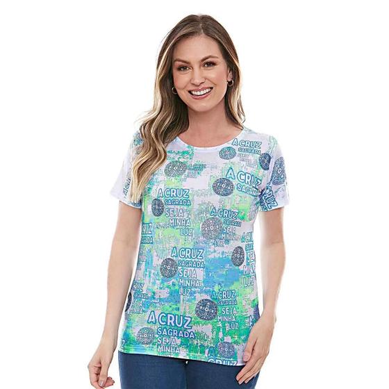 Imagem de Blusa Baby Look Medalha de São Bento DV11570