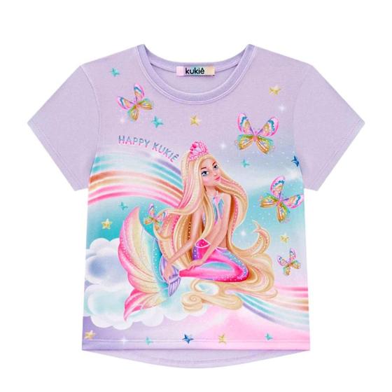 Imagem de Blusa barbie sereia lilás kukiê