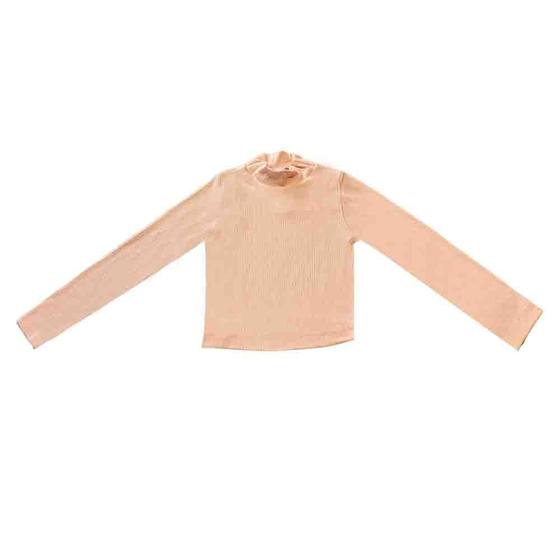 Imagem de Blusa Básica Hering Kids Infantil Menina Manga Longa Rosa