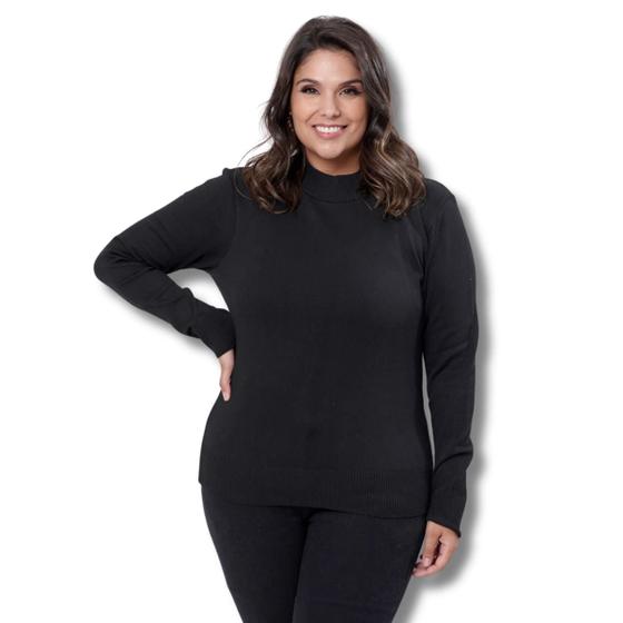 Blusa Básica Tricot Trico Blusinha Feminina Cacharrel Cacharel