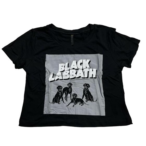 Imagem de Blusa Black Sabbath Cachorros Pet Blusinha Cropped Camiseta Feminina Sfm851