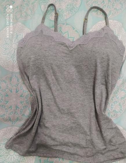Imagem de Blusa Blusinha Com Bojo Viscolaycra De Alcinha