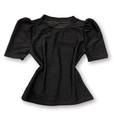 Imagem de Blusa blusinha lurex manga princesa feminina