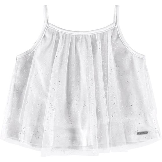Imagem de Blusa Brilho Cotton/Tule com Foil - Have Fun