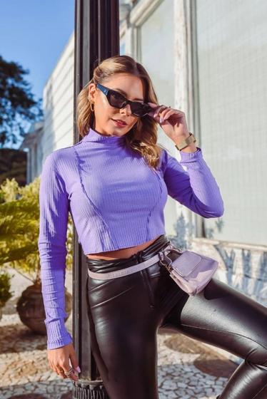 Imagem de Blusa canelada corte a fio