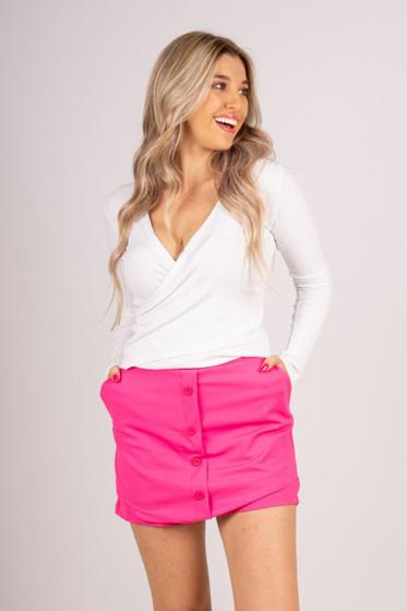 Blusa canelada Mary Transpassada Feminina L amour L'amour storee