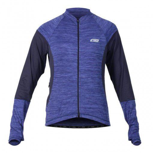 Imagem de Blusa Ciclista Sol Sports MG LG New Blend Feminina - Azul