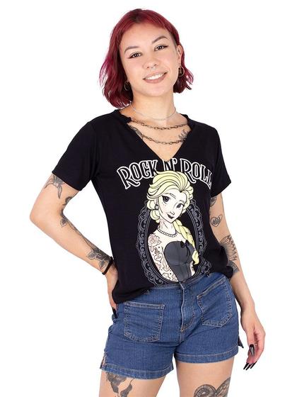 Imagem de Blusa Corrente Rainha Tatuada - Preta