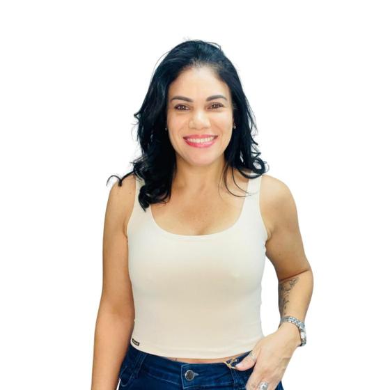 Imagem de Blusa Cropped   Alça Larga K2B - Poliamida com Elastano