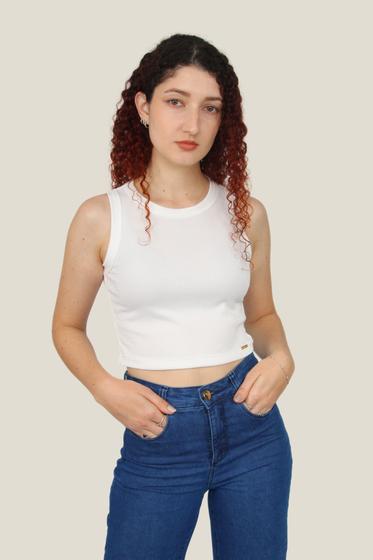 Imagem de Blusa cropped canelada