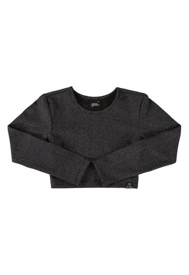 Imagem de Blusa Cropped em Malha com Lurex Juvenil Gloss
