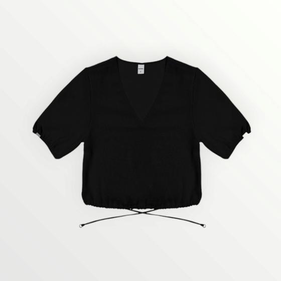 Imagem de Blusa Cropped Feminina Decote V