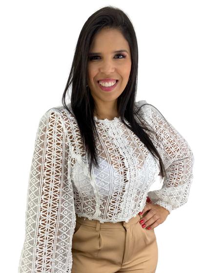 Imagem de Blusa Cropped Guipir Original  39731