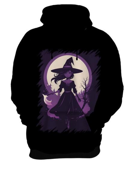 Imagem de Blusa de Frio Bruxa Halloween Púrpura Festa 4