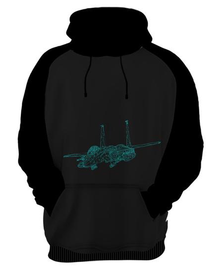 Imagem de Blusa de Frio Caças Aeronáutica Fighter Jet Dogfight 3