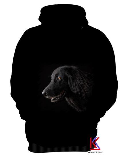 Imagem de Blusa de Frio Cachorro Lindo Flat coated Retriever Dog 1
