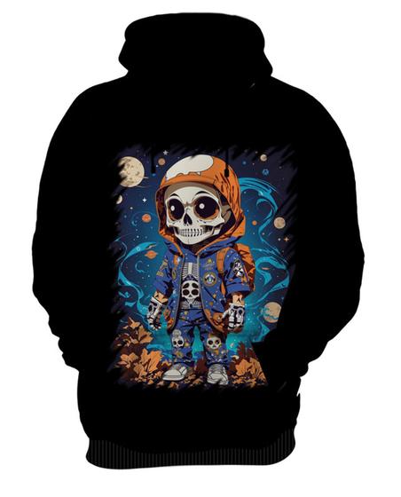 Imagem de Blusa de Frio Caveira Infantil Estilosa Unif 3