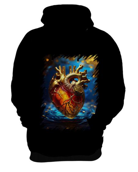 Imagem de Blusa de Frio Coração de Ouro Líquido Gold Heart 8