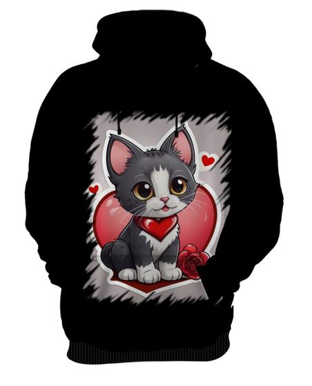 Imagem de Blusa de Frio Dia dos Namorados Gatinho 14