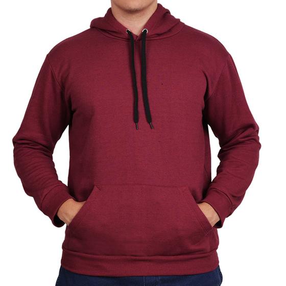 Imagem de blusa de frio flanelada moletom tecido premium alta qualidade com capuz