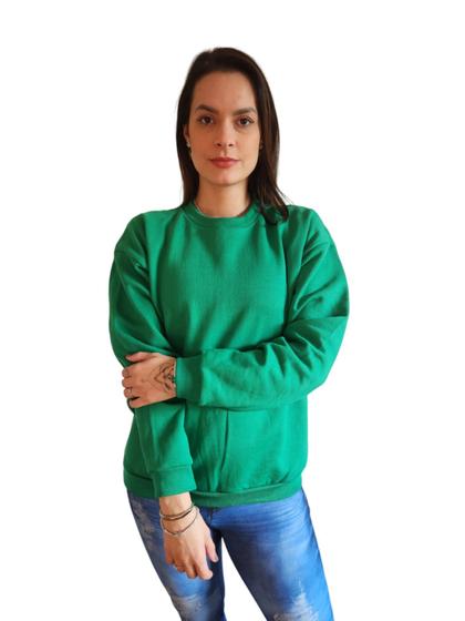 Imagem de Blusa De Frio Inverno Gola Redonda Básica Feminina- 