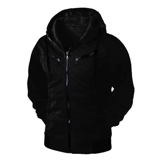 Blusa de Frio masculina com capuz aberta com 3 bolsos - Ramazzoni ...