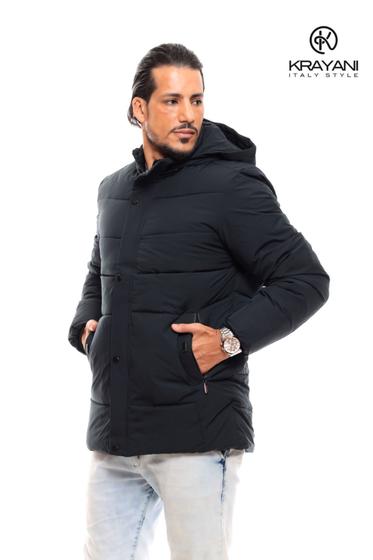 Imagem de Blusa de frio masculina forradaem pelucia para frio