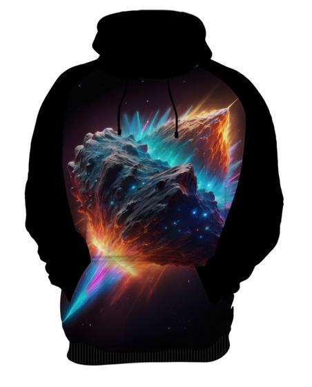 Imagem de Blusa de Frio Meteoro Neon Espaço Estrelas Cometa 3