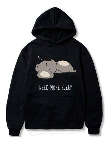 Imagem de Blusa De Frio Moletom Bicho Preguiça Need More Sleep