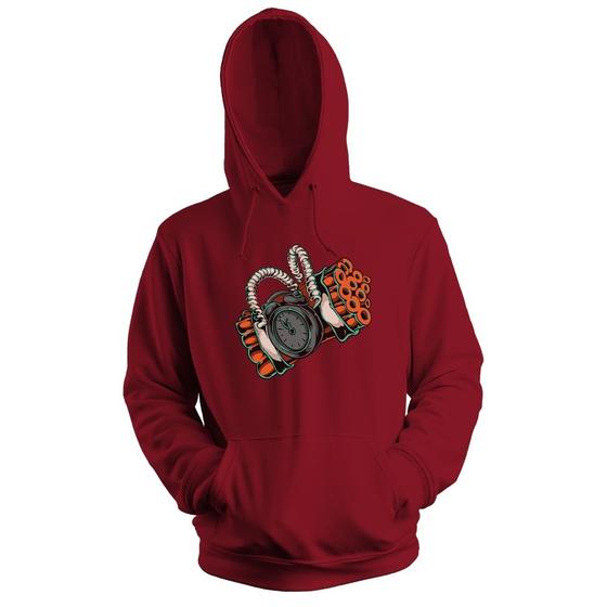 Imagem de Blusa de Frio Moletom flanelado com Capuz Envio Imediato Estampa Digital Unissex