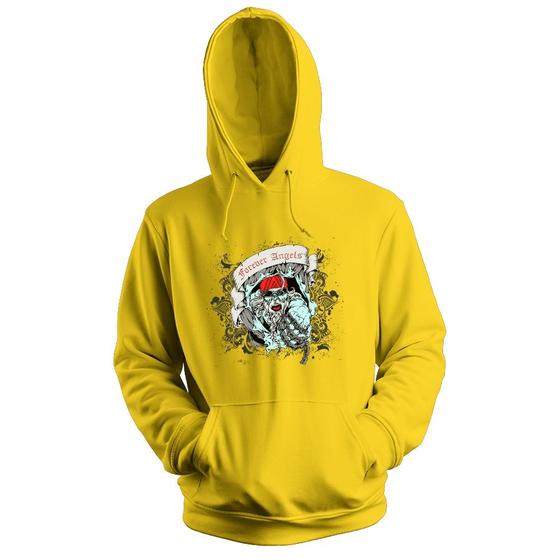 Imagem de Blusa de Frio Moletom flanelado com Capuz Estampa Digital Unissex Envio Imediato Barbudo com Corrente