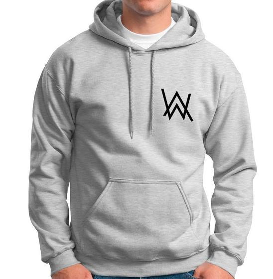 Imagem de Blusa de frio moletom ganguru alan walker casaco dj