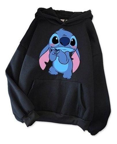 Imagem de Blusa De Frio Moletom Lilo & Stitch Fofinho Desenho