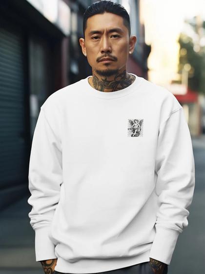 Moletom Masculino Jaqueta Masculina Sem Manga Jaqueta Puffer Eagle