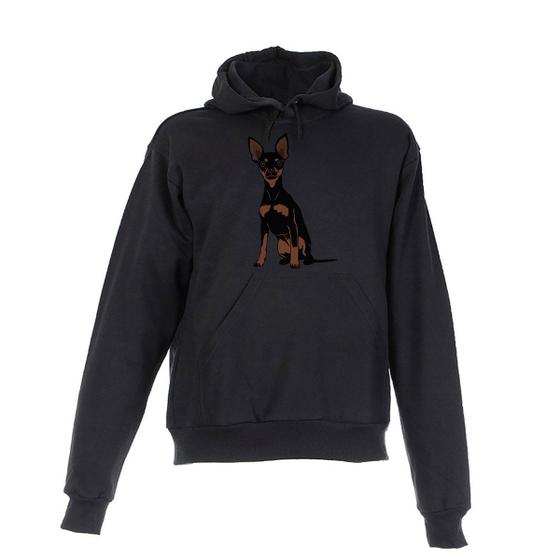 Imagem de Blusa De Frio Moletom Pinscher Cachorro Pet Infantil Juvenil 