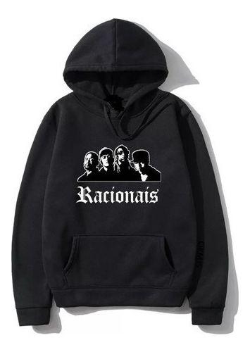 Imagem de Blusa De Frio Moletom Racionais Mcs Rap Nacional Canguru