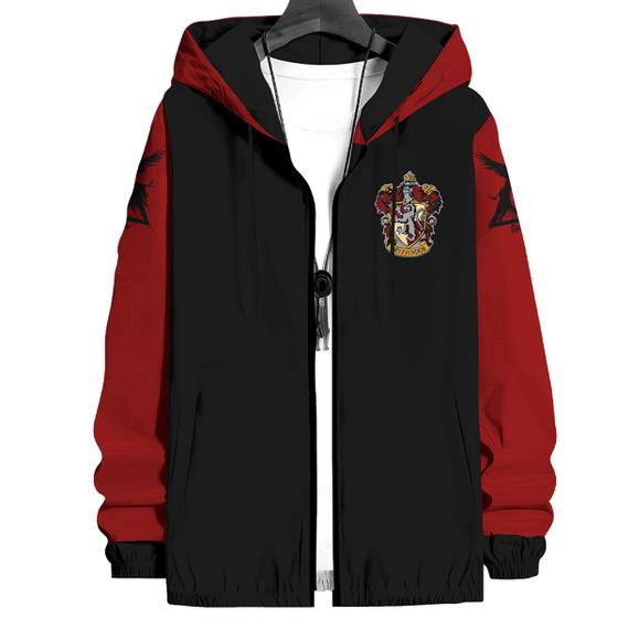 Imagem de Blusa De Frio Moletom Vermelho Masculino E Feminino Personagem Harry Potter Casa Grifinória