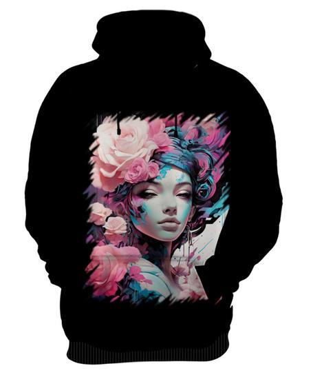 Imagem de Blusa de Frio Mulher de Rosas Paixão 10