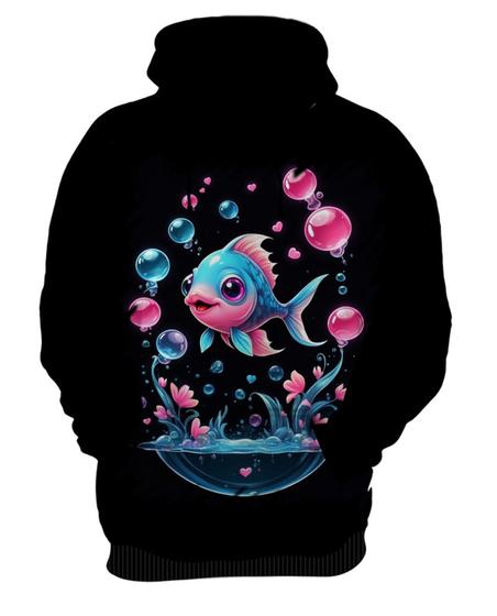 Imagem de Blusa de Frio Peixinho Feliz no Aquário Peixe 2