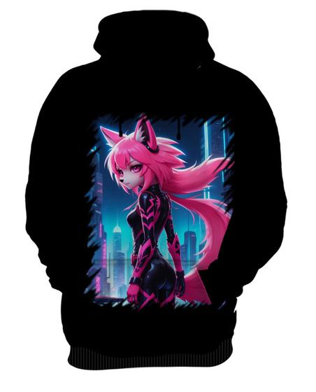 Imagem de Blusa de Frio Raposa Humanóide Vaporwave 7