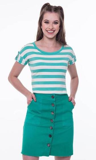 Imagem de Blusa de Malha Estampa Listrada Verde Hapuk