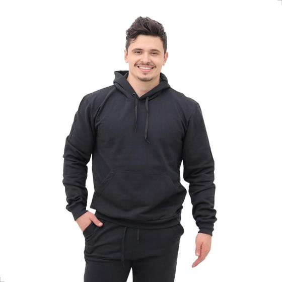 Imagem de Blusa de Moletom Adulto Masculina TechMalhas quentinha para o frio